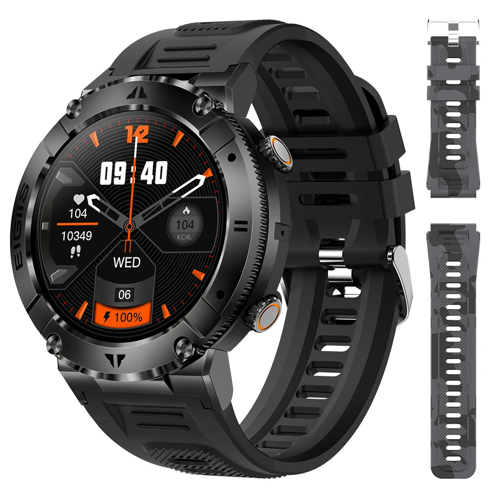 LaNikar Smart Watch With TFT Display Bluetooth Call Blood Pressure