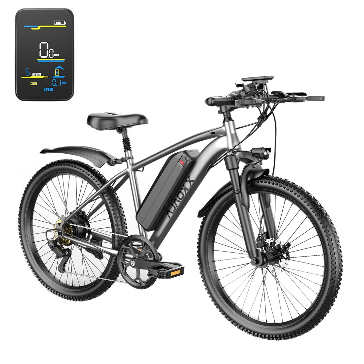 Xkoala Electric Mountain Ebike 1000W Peak Motor 25MPH
