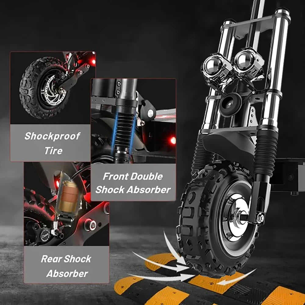 Jueshuai Outdoor Electric Scooter 1000W Off Road Foldable Adult