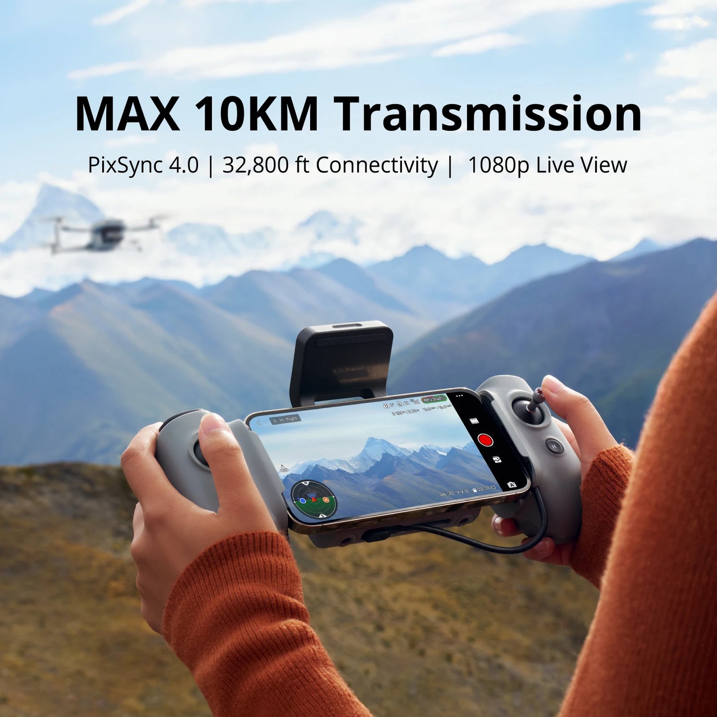 Potensic ATOM 2 Camera Drone 4K HDR Video With 3 Axis Gimbal For Aerial Imaging Quality
