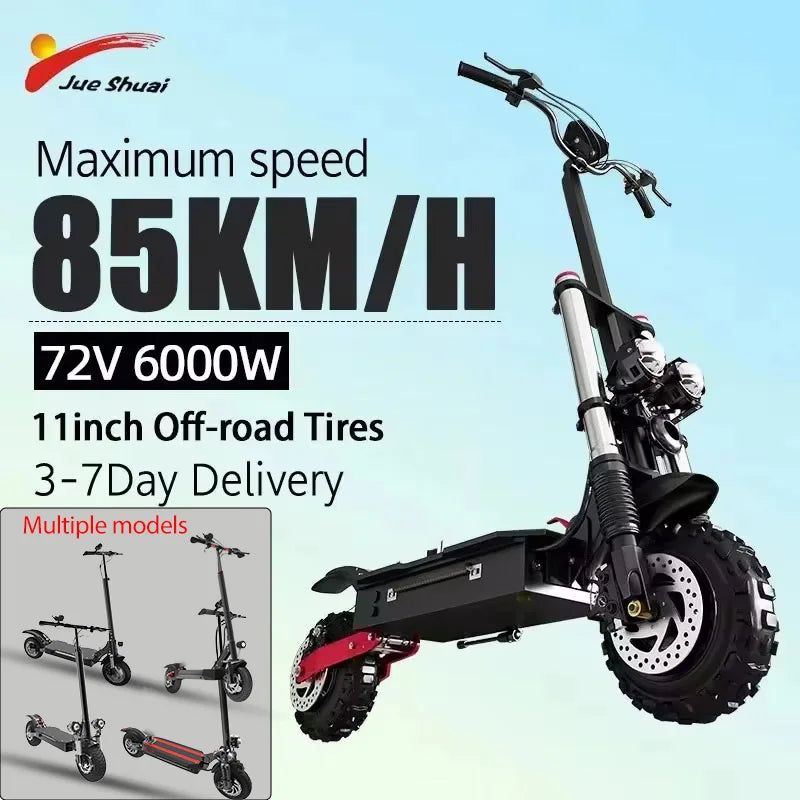 Jueshuai Outdoor Electric Scooter Off Road 1000W 6000W Fast