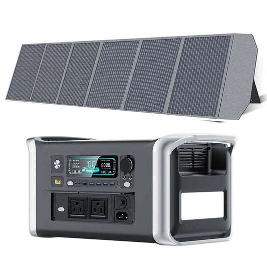 CTOLITY AP1000 1600W Solar Generator 1024Wh LiFePO4 Battery