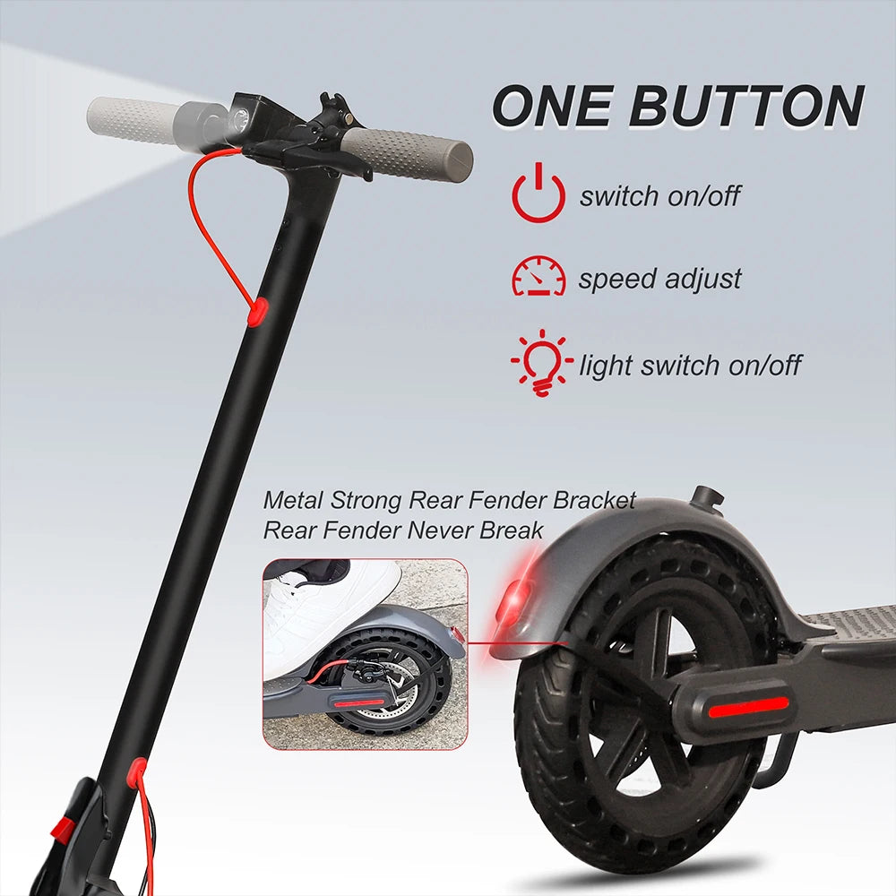 AOVOPRO ES80 Electric Scooter 350W Foldable With App Control 21 Mile Range