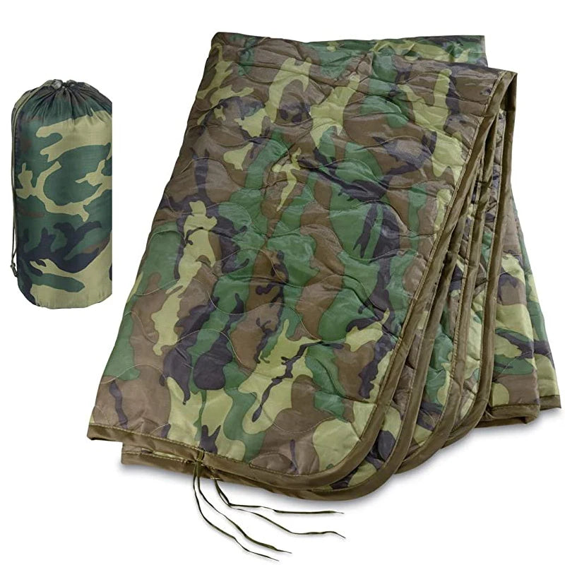 Fujian Tactical Army Poncho Liner Quilted Blanket Water Repellent
