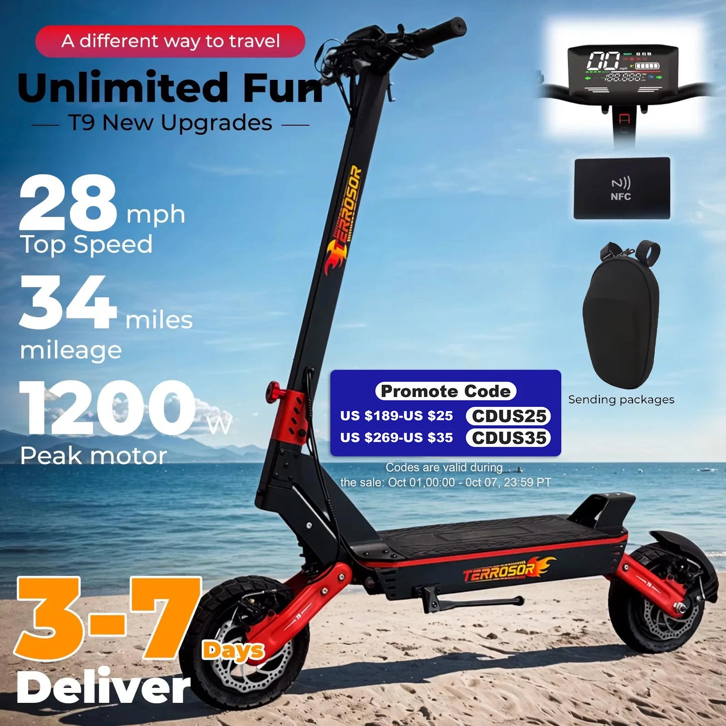 LELEKUAIC 1200W Electric Scooter For Adults UltraHighPerformance ExtendedRange 28 MPH