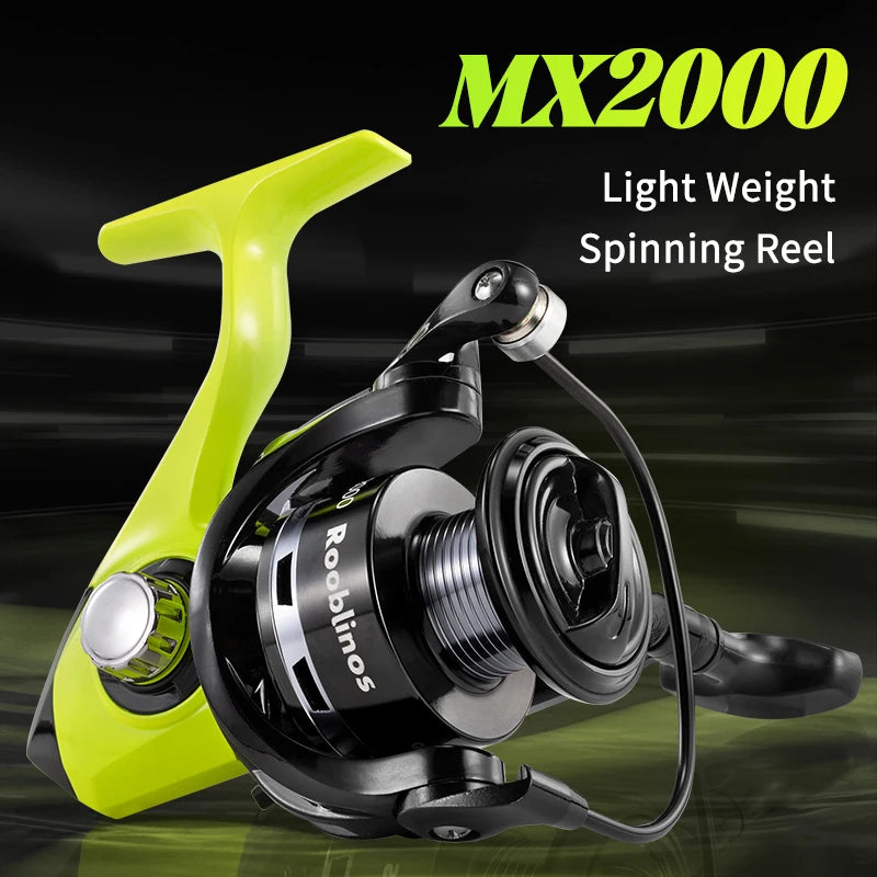 Rooblinos MX Spinning Fishing Reel 5.2:1 Gear Ratio 2BB