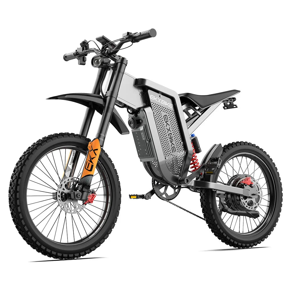 X21MAX Electric Mountain Bike 3000W Brushless Motor 60V30Ah Battery Off-Road-Ready