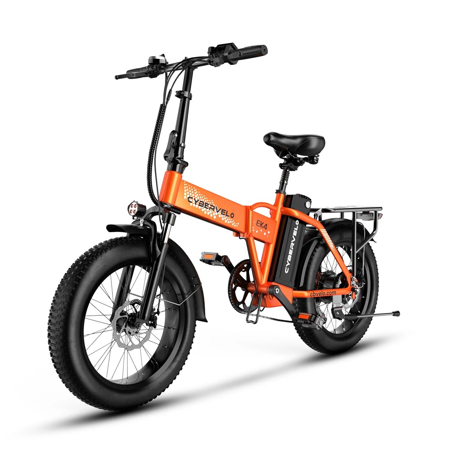 CYBERVELO 1000W Folding Electric Bike With Removable Battery