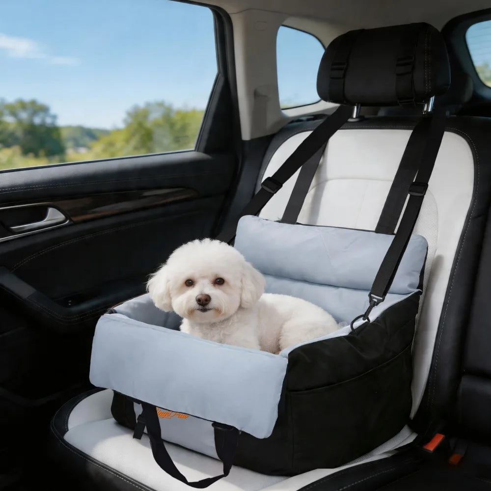 Borwart Portable Dog Car Seat With Booster Travel Carrier