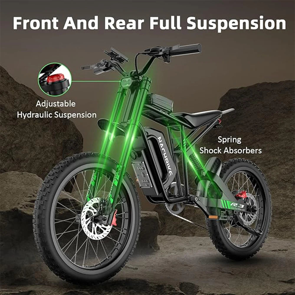 6000W High Performance Dirt Bike Featuring 60V 25Ah Battery