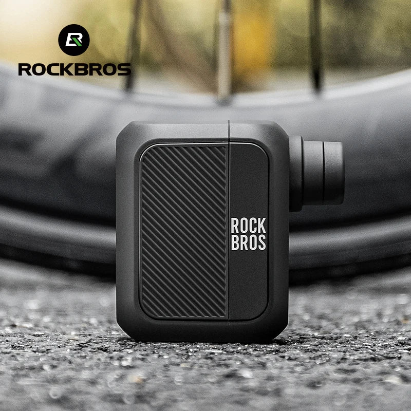 Rockbros Portable Electric Air Pump Rechargeable Bike Tire Inflator