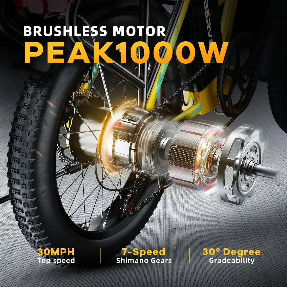 CYBERVELO MARS700 Folding Electric Bike With Removable Battery 1000W