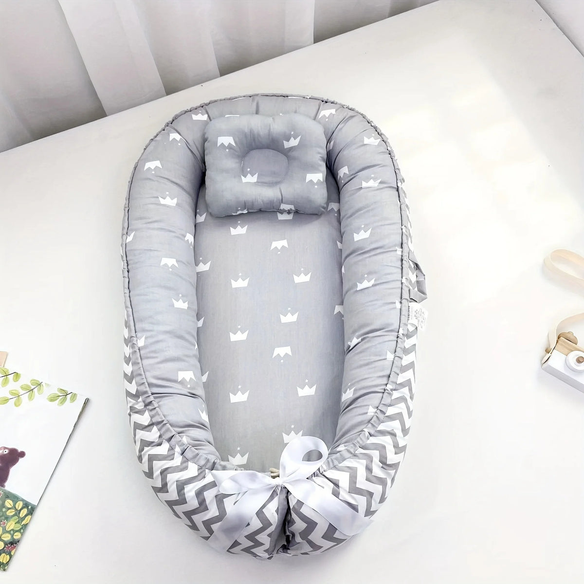Premium Reversible Washable Memory Foam Pet Bed For Dogs