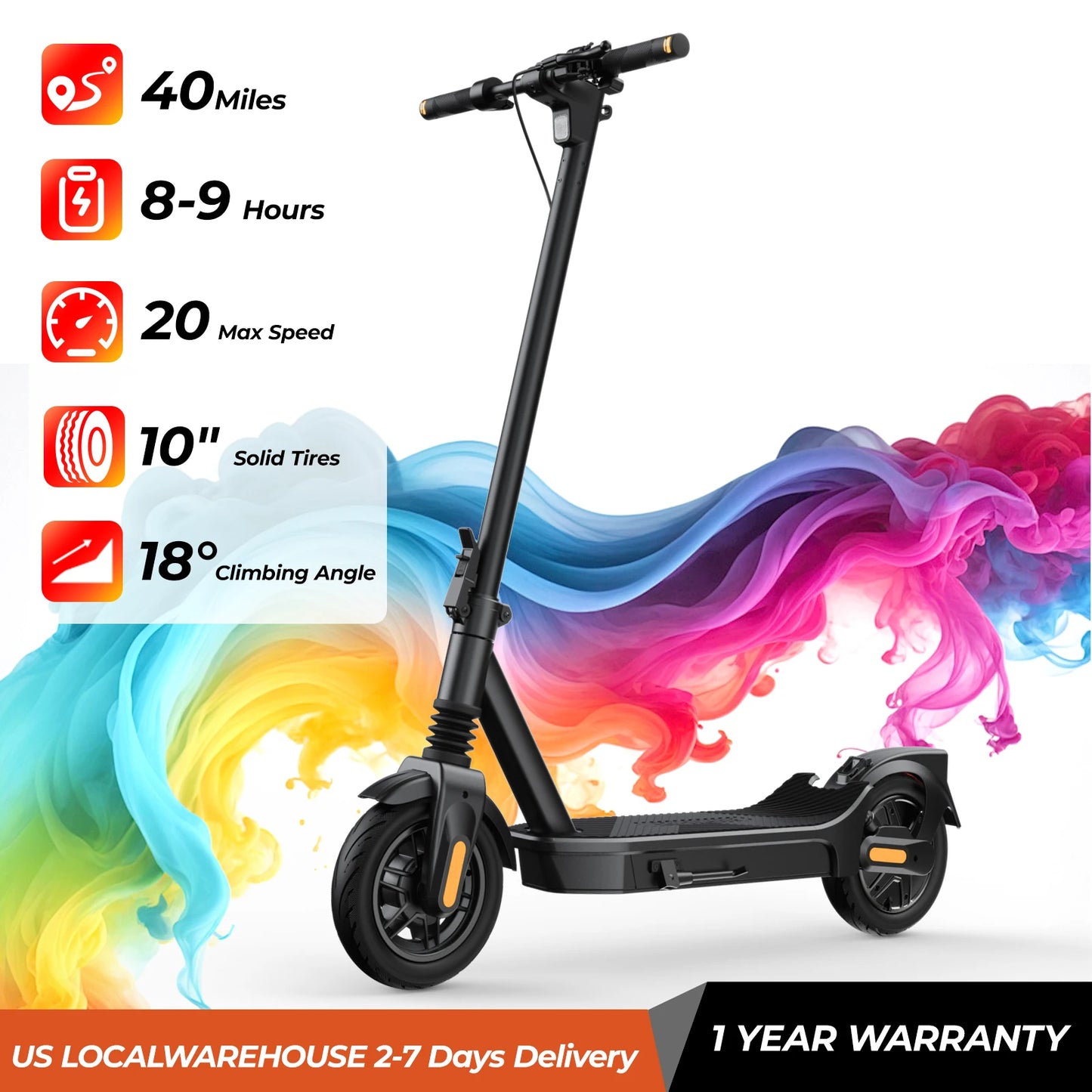 HeroPick E10 Pro Max Electric Scooter 1000W Folding Range