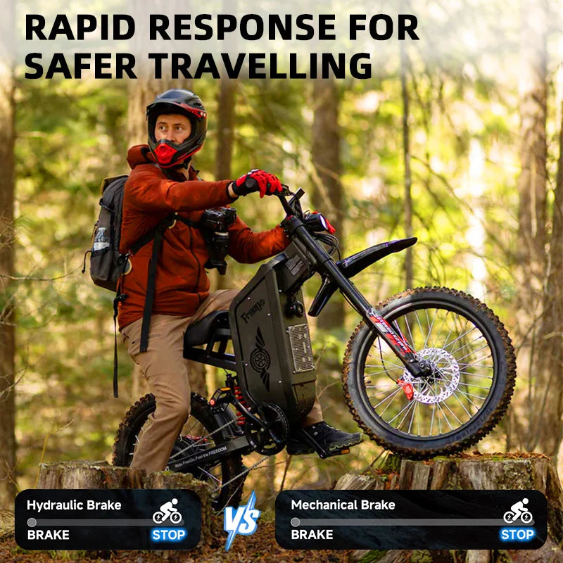 Freego X2 Pro Electric Off Road EBike 6000W 1800Wh Battery