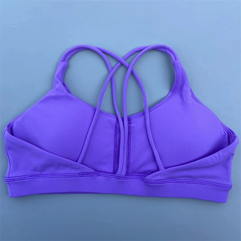 CN Women's Sports Bra With Chest Pad For Gym Yoga