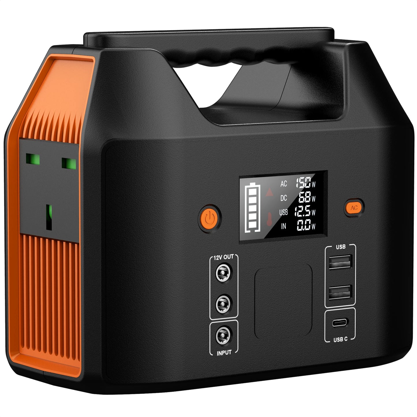 SinKeu Portable Power Station 300W Solar Generator LiFePO4 Battery Pack