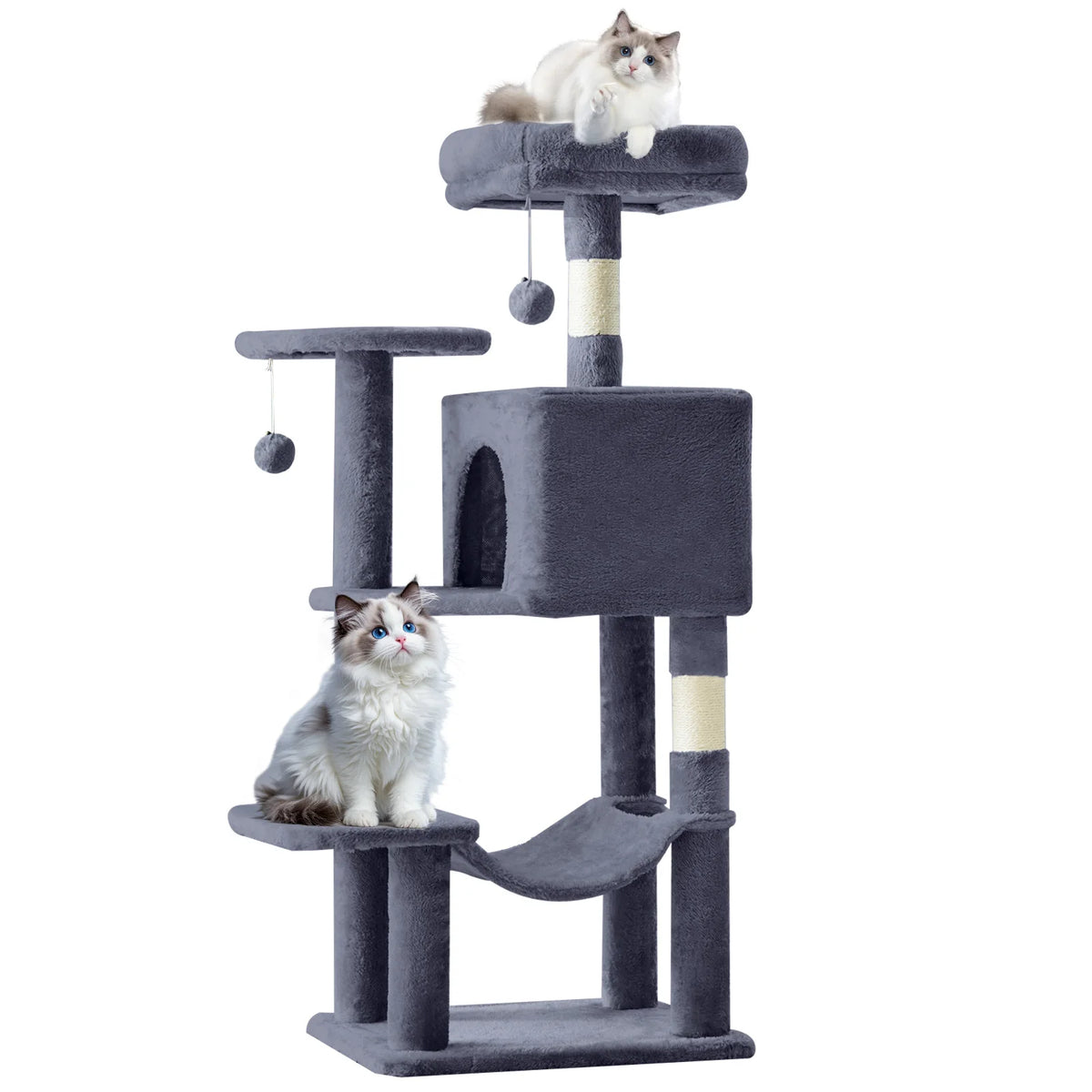 Mcq Four Level Cat Tree Tower With Sisal Scratching Posts