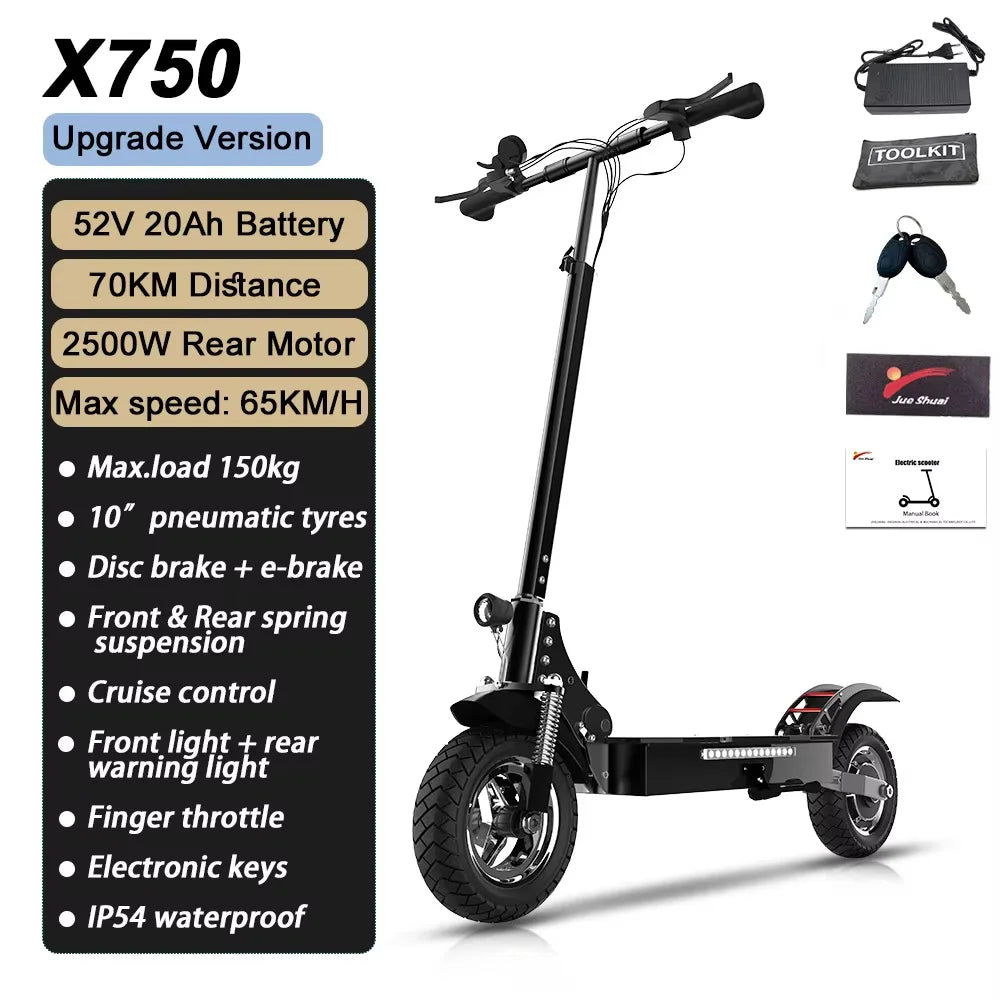 Jueshuai Outdoor Electric Scooter Off Road 1000W 6000W Fast