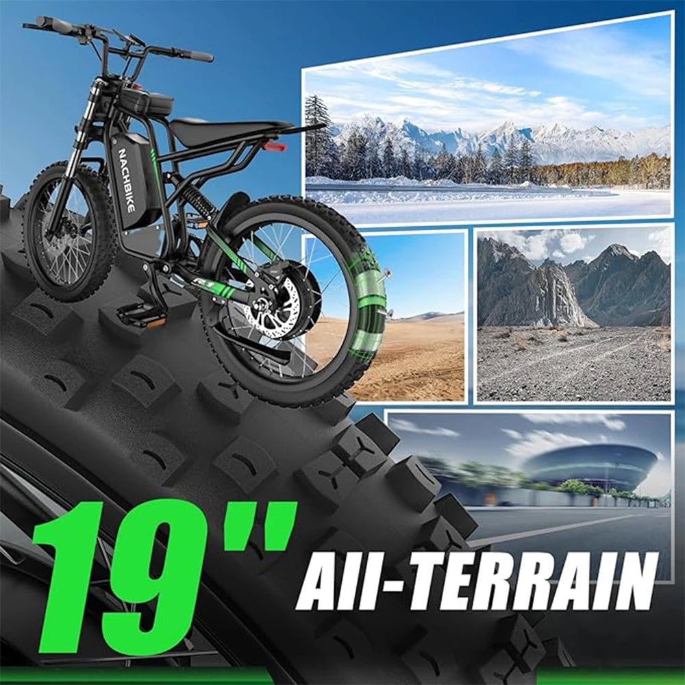 6000W High Performance Dirt Bike Featuring 60V 25Ah Battery