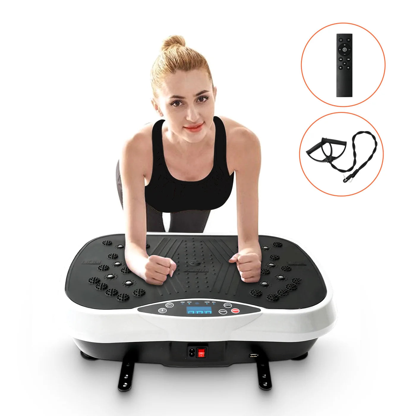 N Vibration Plate Exercise Machine Portable Fat Burning Home Workout