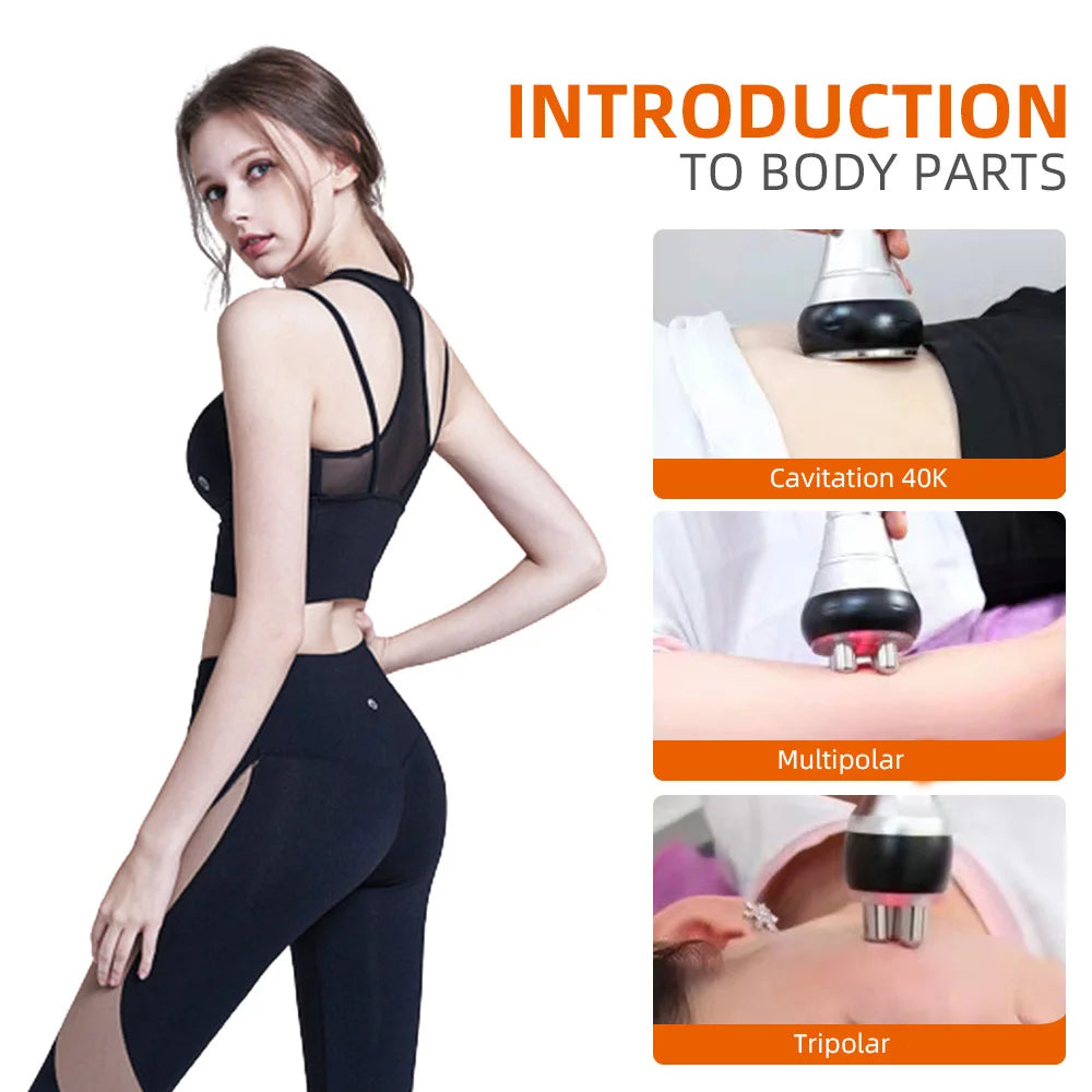 MISSHEARTH 3-In-1 Beauty Body Slimming Cavitation Massager