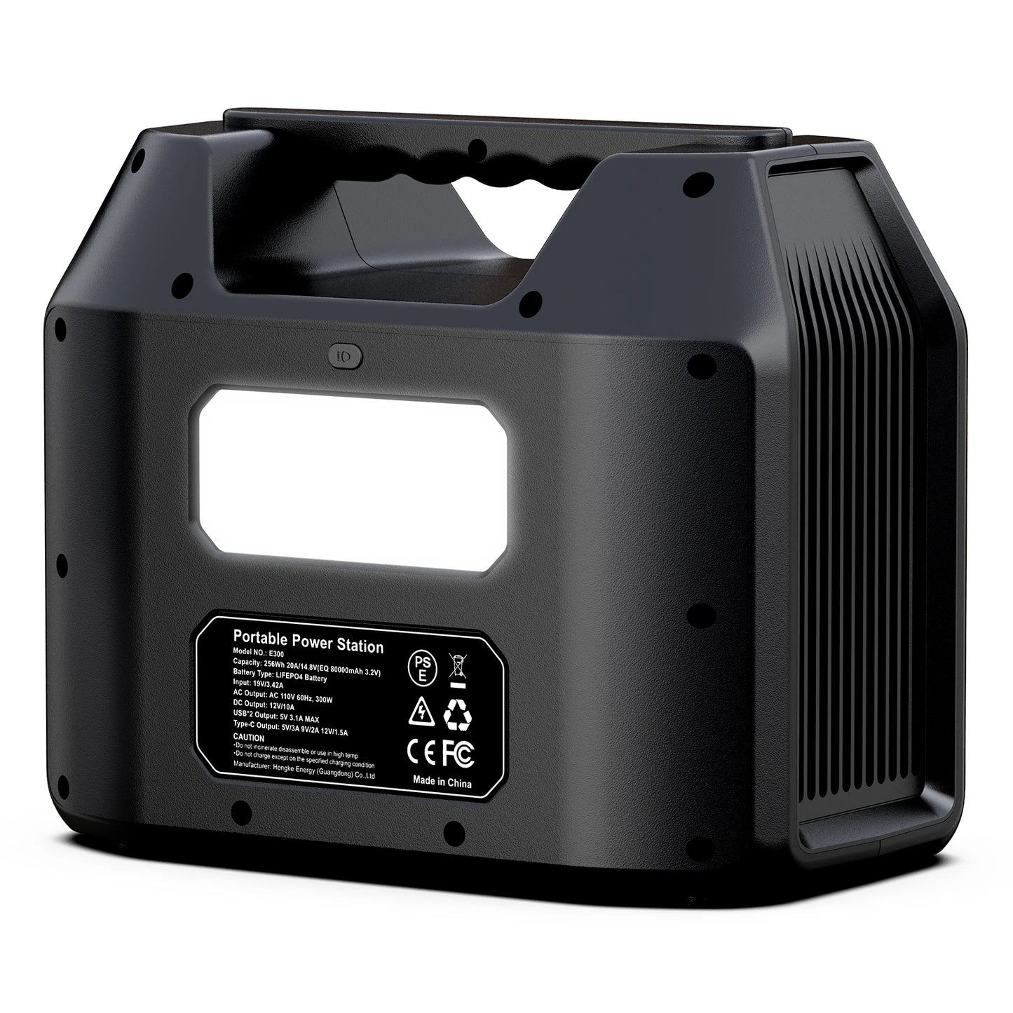 SinKeu Portable Power Station 300W Solar Generator LiFePO4 Battery Pack