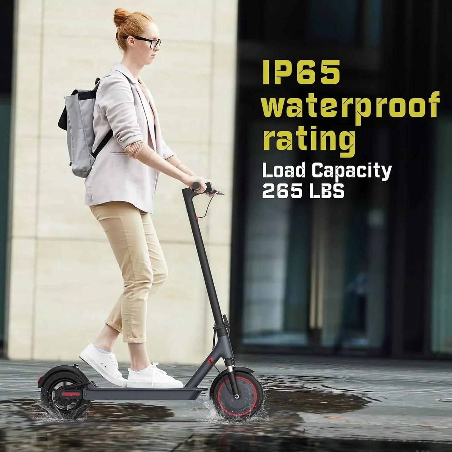 AOVOPRO TMAX Electric Scooter 500W 22 MPH Ultra-Foldable Urban-Commuter Transportation