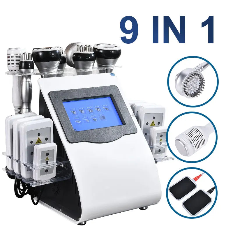 Amilibeauty 9 In 1 40K Cavitation Vacuum Weight Loss Ultrasonic Body Slimming Machine