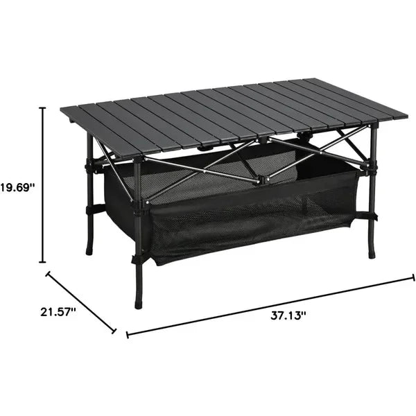 Finishes Roll Up Ultra Compact Portable Beach Table for Camping