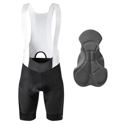 YKYWBIKE Men Padded Cycling Bib Shorts Quick Dry Road Gear
