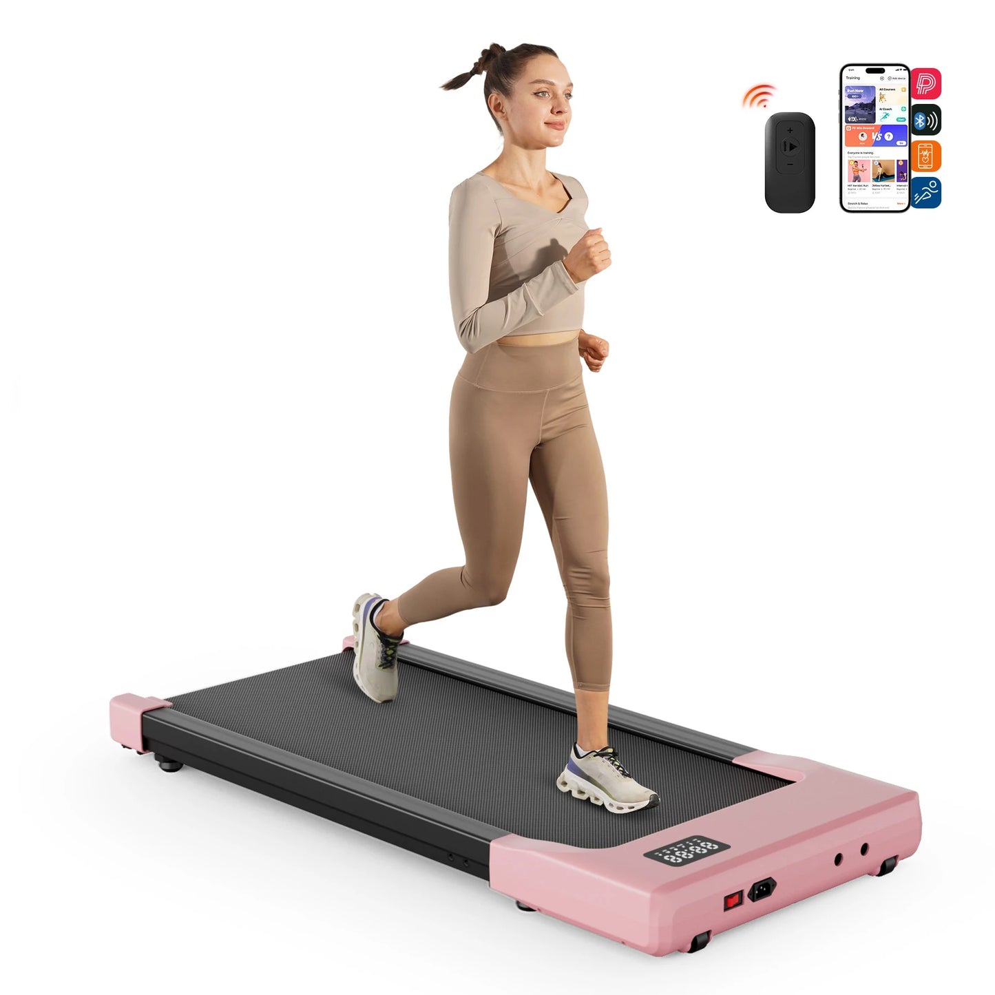 Superun Walking Pad Under Desk Treadmill With Remote Control