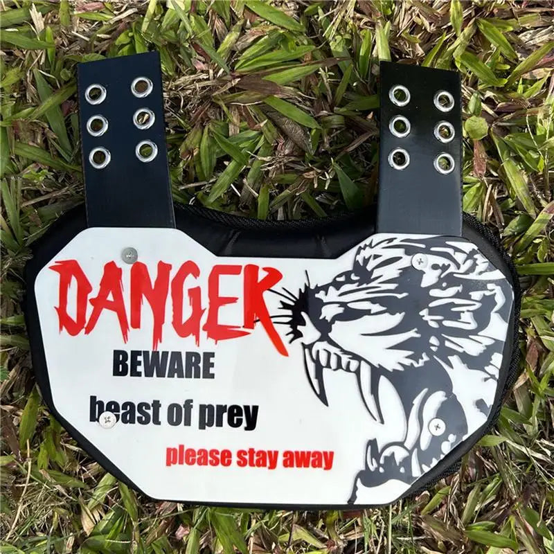 Chemical Youth Football Back Plate Protector With Shock Absorption ProtectionTechnology