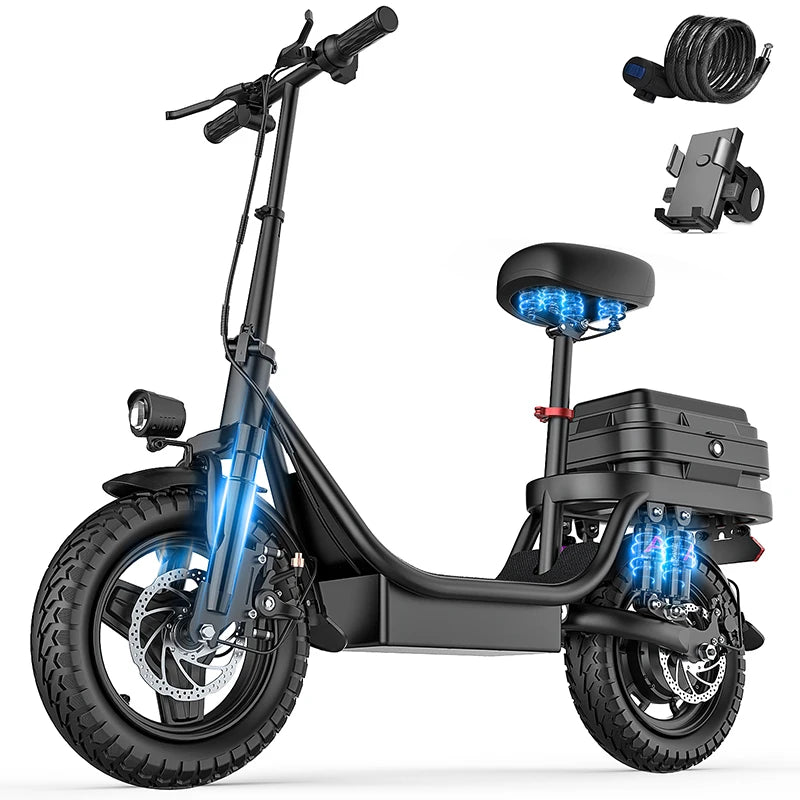 Foldable Electric Scooter 700W Peak 48V