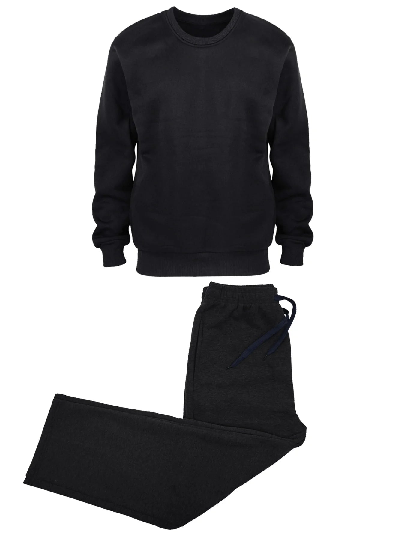 NONECN Men's Autumn Winter Two Piece Top And Pants Set