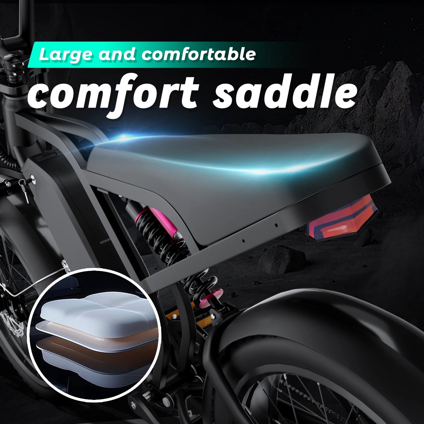 Moobelo B8 Winter-Ready E-Bike 1500W 7-Speed Fat Tire