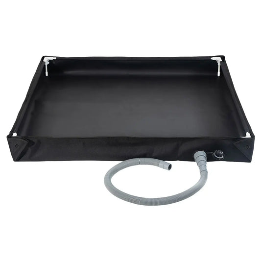 Portable Shower Pan with Drain Hose Camping Shower Base Outdoor Tent Shower Tray for RV Outdoor Camping Shower Beach Pet Bath