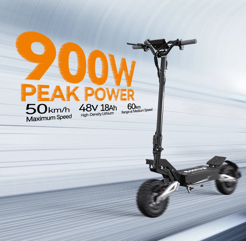 OOTD T10 Foldable Electric Scooter 900W Motor 18Ah Battery