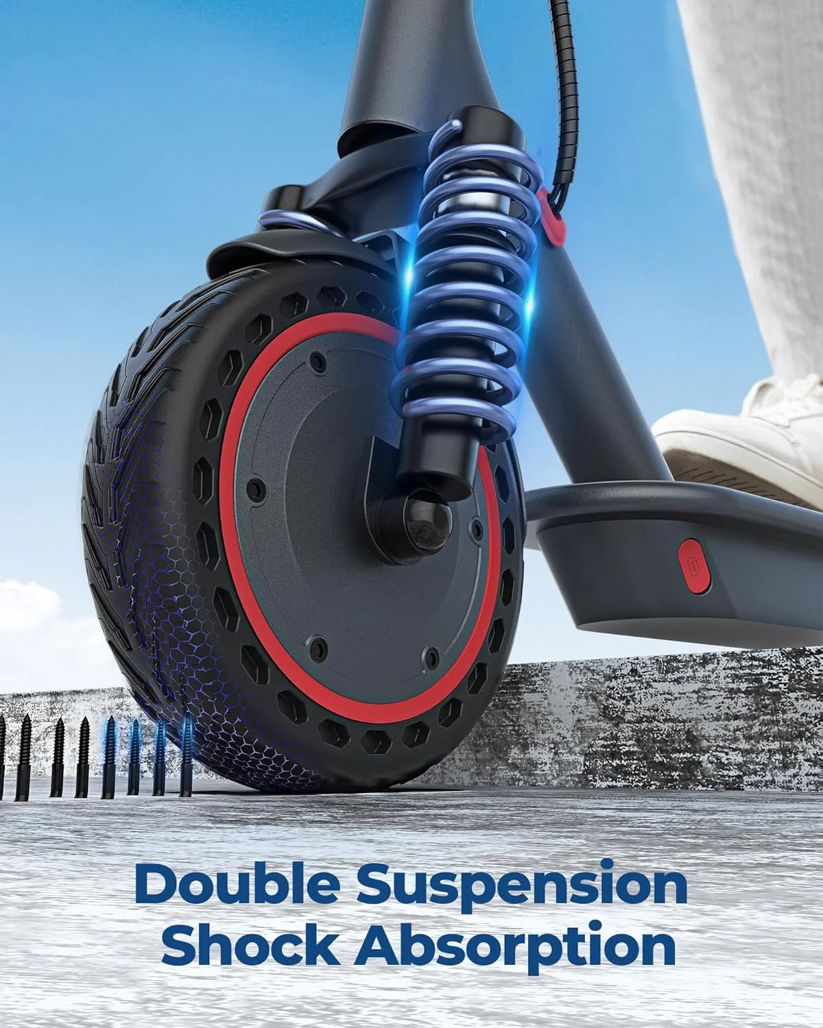 AOVOPRO AP07 Electric Scooter With 19mph Speed And 40-60km Range