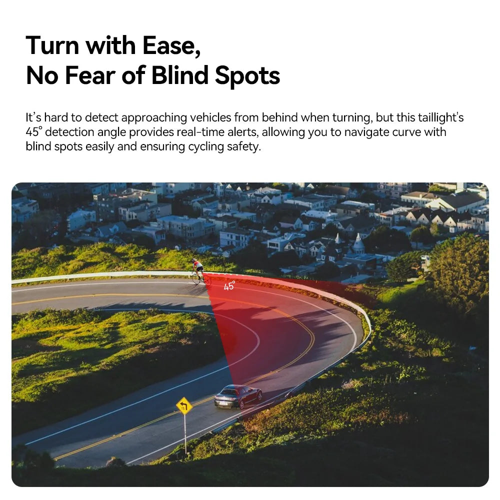 iGPSPORT SRmini Radar Tail Light Brake Alert Waterproof Cycling