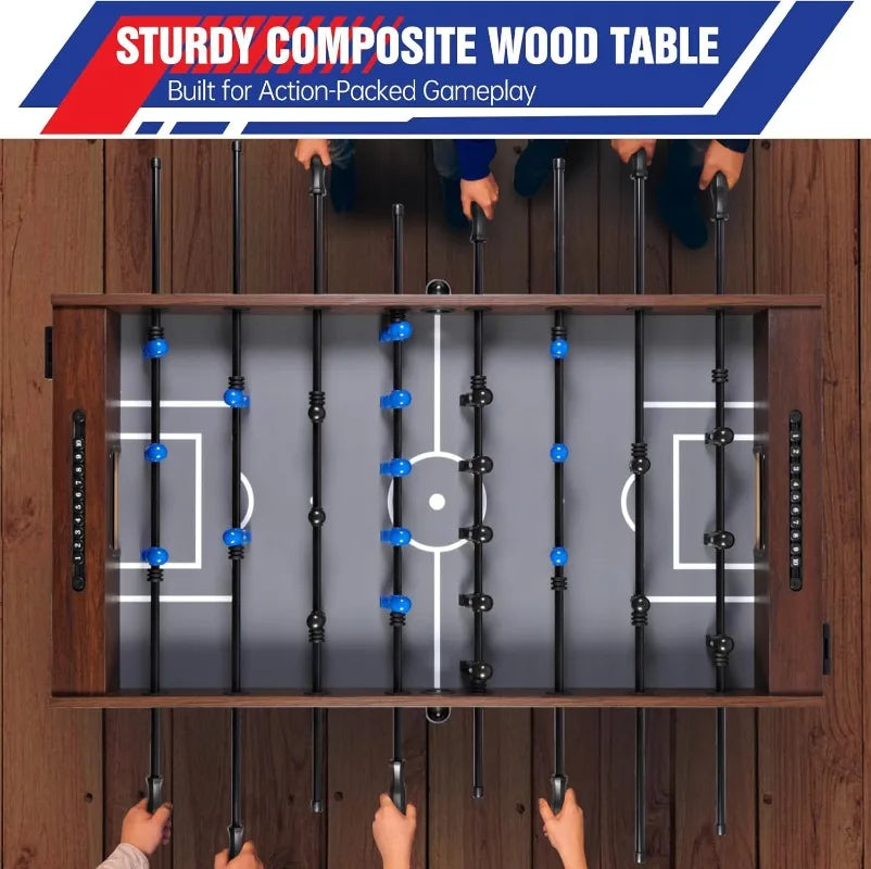 YTYIN Foosball Table Durable Construction For Home Recreation And Family Game Room Entertainment