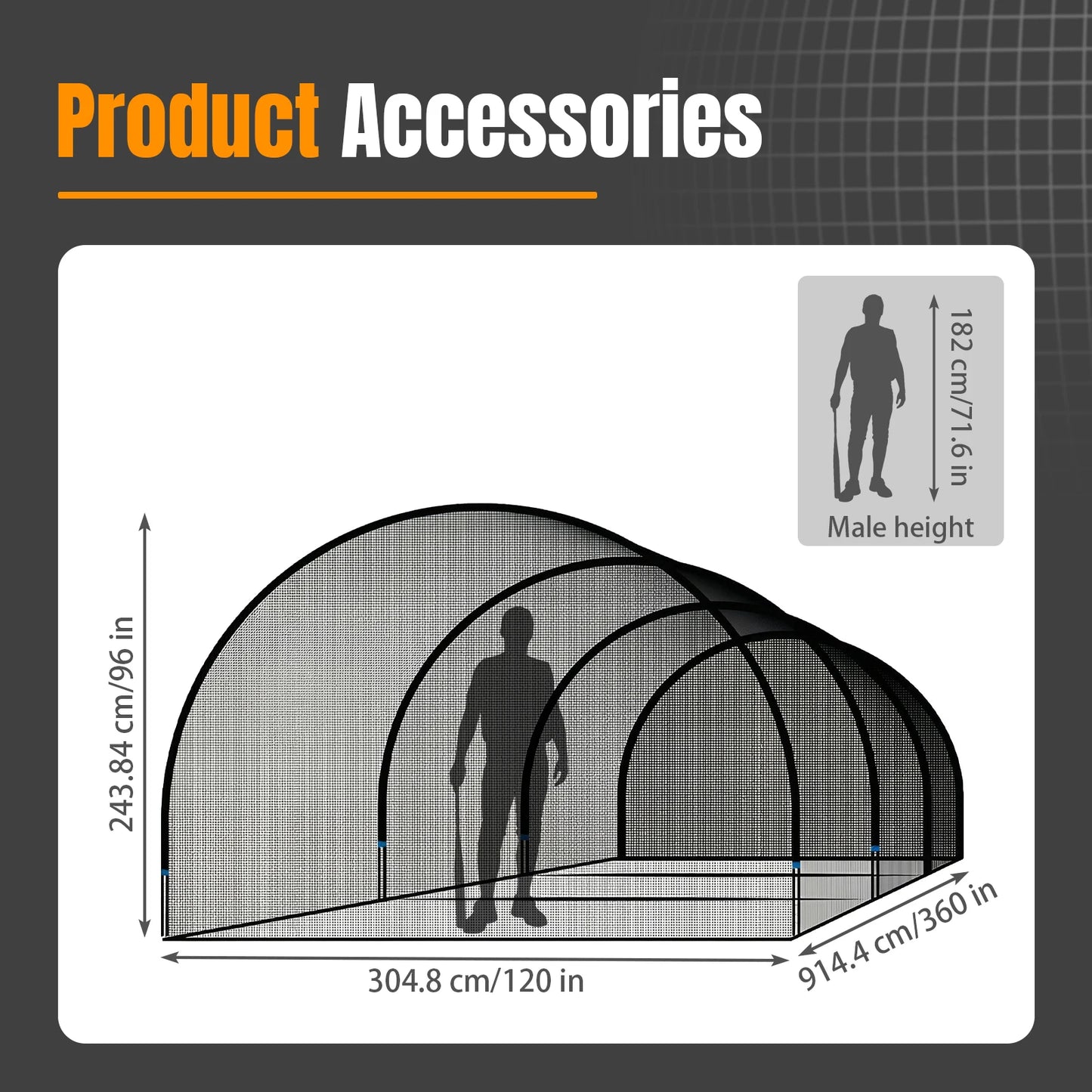 Portable Baseball And Softball Batting Cage For Backyard Practice