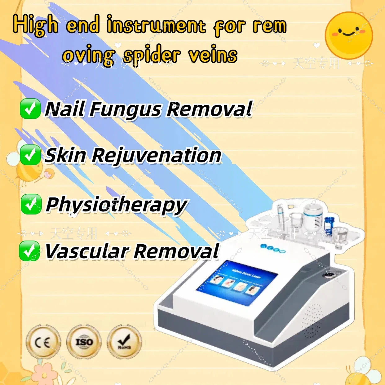 980nm Diode Laser Machine For Nail Fungus And Vein Treatment