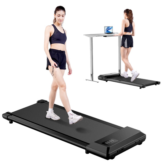NONEDriving 2In1 Walking Pad Mini Treadmill Under Desk Home Office