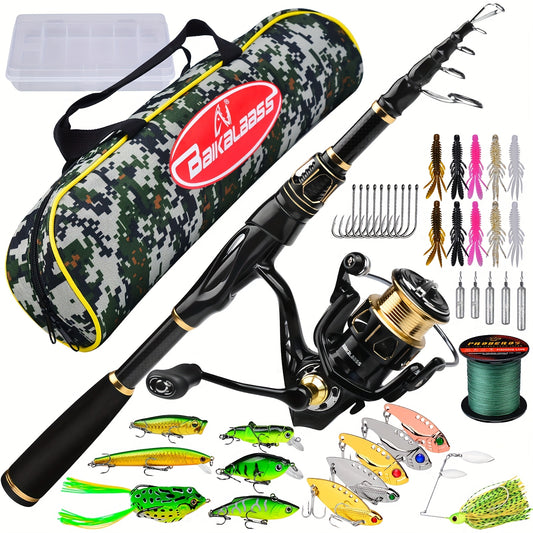 Pro Beros Fishing Rod And Reel Combo Kit With Lure