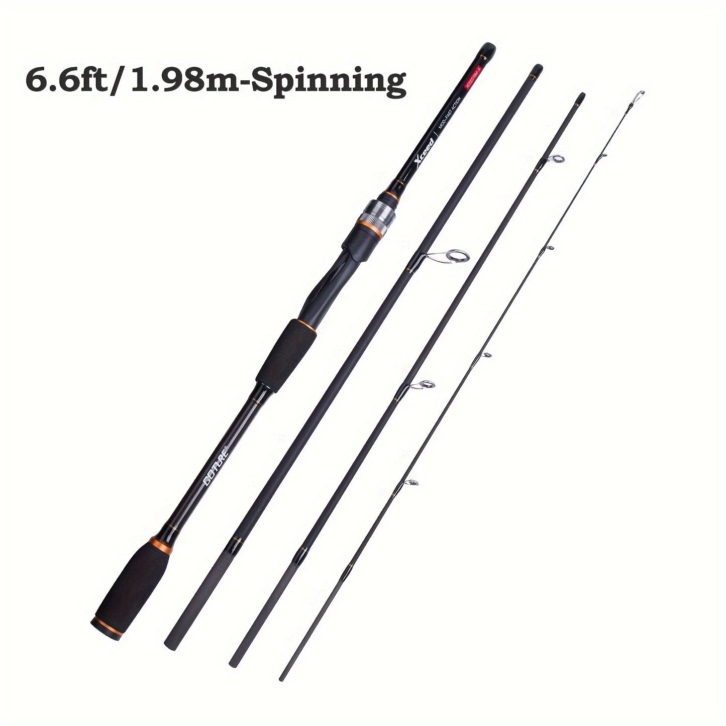Goture Xceed Travel Carbon Spinning and Casting Rod