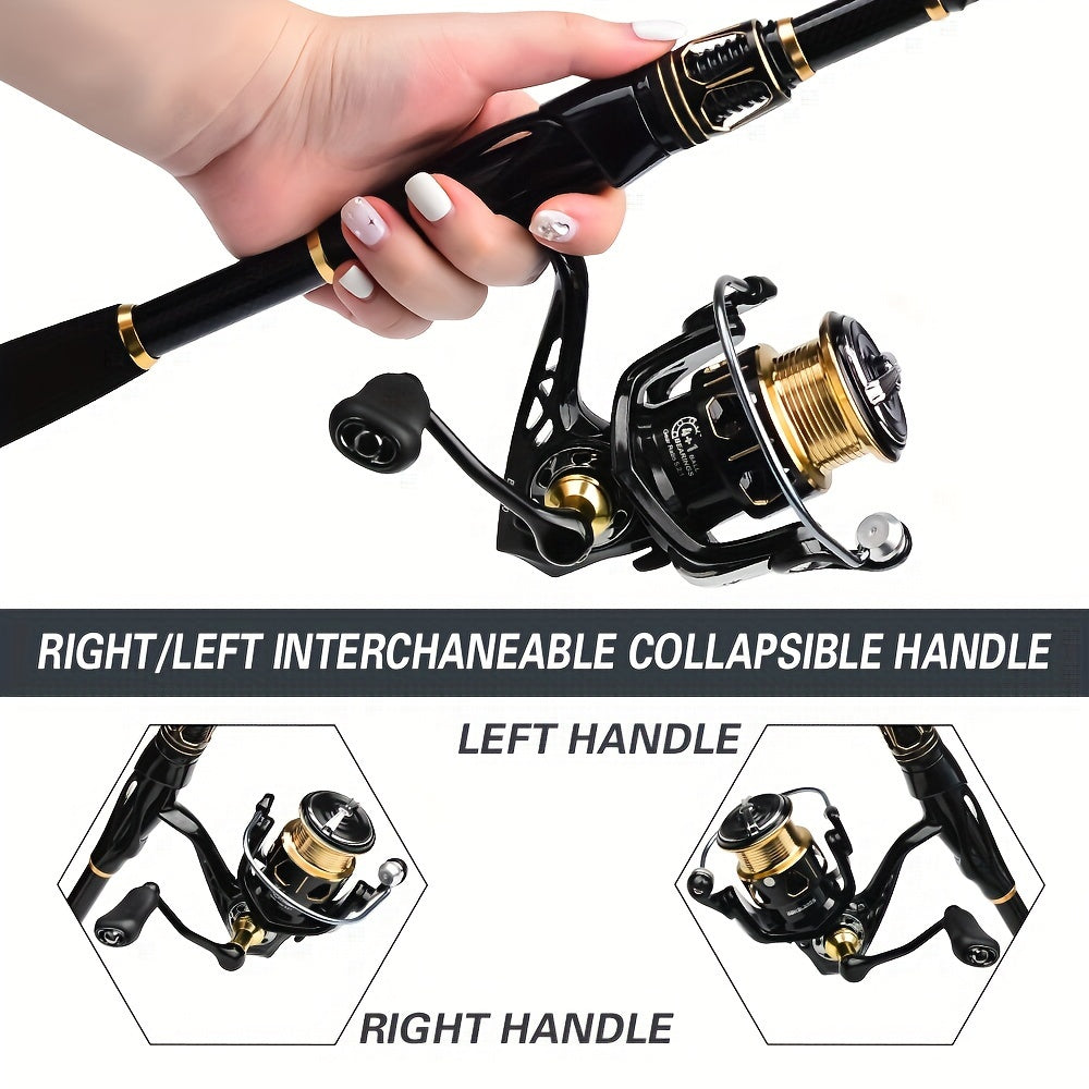 Pro Beros Fishing Rod And Reel Combo Kit With Lure